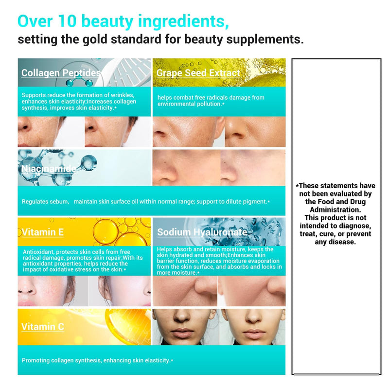 DrBioCare Collagen Peptides for Women – Beauty Vitamin & Mineral Supplement