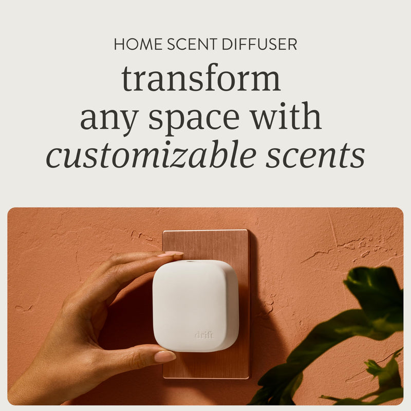 Drift Home Scent Diffuser Starter Kit – Grove | Adjustable, Long-Lasting Aroma, Pet Safe