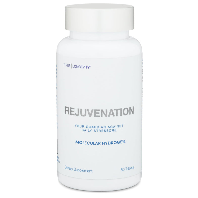 DRINK HRW Rejuvenation: Molecular Hydrogen Water Tablets with 12 ppm H2 | 60 Count, Unflavored