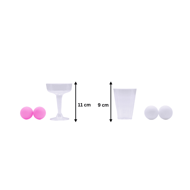 28pc Party Pong Drinking Game Set with Cups & Ping Pong Balls