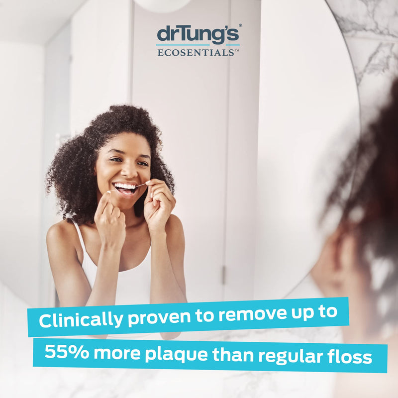DrTung's Smart Floss – Natural, PTFE & PFAS Free Cardamom Floss (Pack of 30)