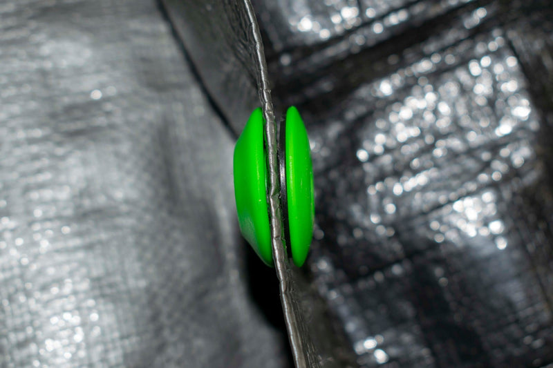 Tarpaulin Replacement Eyelets Green