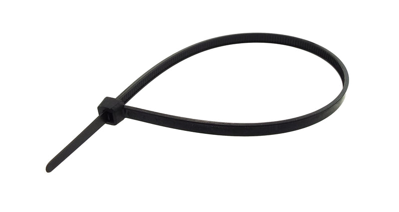100 Cable Ties (3.6mm x 370mm) Black