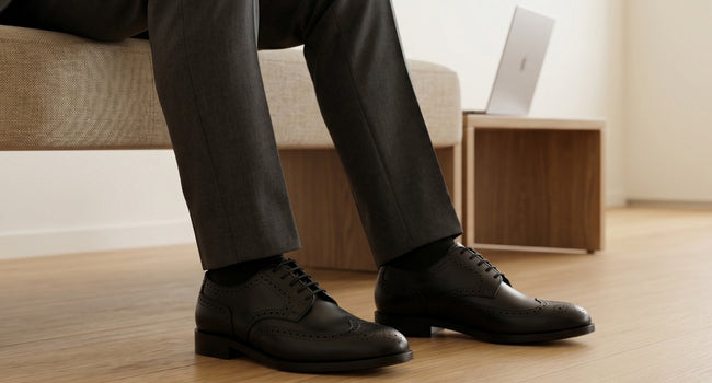 QUIVE London Kensington Men's Leather Derby Shoes