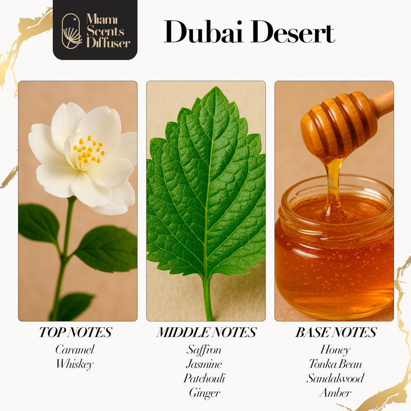 Dubai Desert Dream On Essential Oils for Diffusers – 4 Fl Oz (Atlantis Dubai Hotel Inspired)