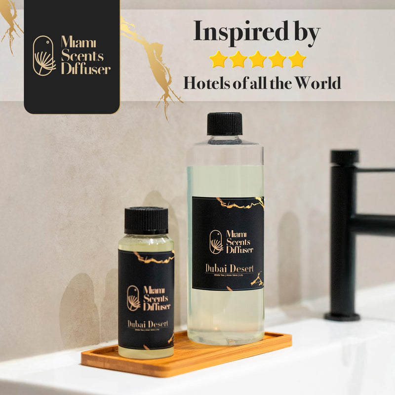 Dubai Desert Dream On Essential Oils for Diffusers – 4 Fl Oz (Atlantis Dubai Hotel Inspired)