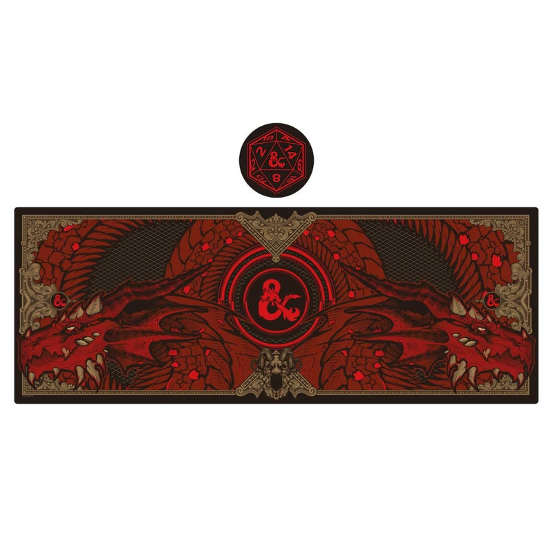 Dungeons & Dragons XL Desk Pad & Coaster Set
