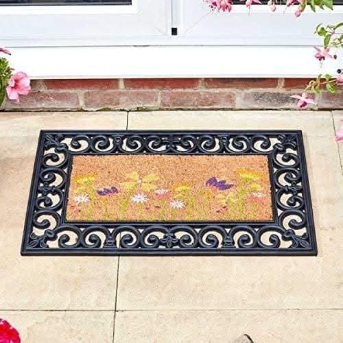 Natural Anti-Slip Decorative Meadow Doormat