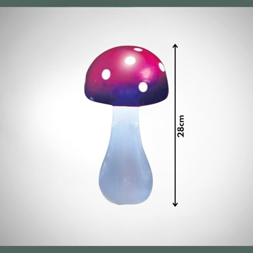 Purple Mushroom Solar Stake Light Dusk to Dawn Garden Decoration