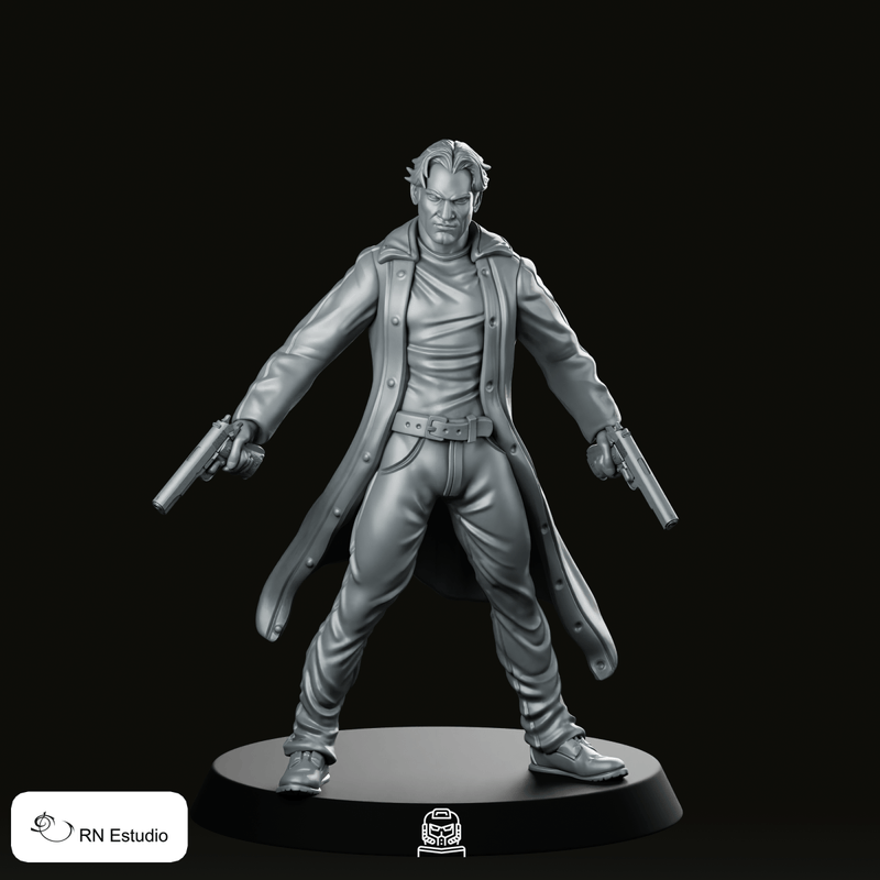Dwight Sin City Miniature Dual Pistols Gunslinger