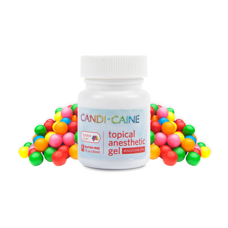 Dynamic Dental Candi Caine Topical Anesthetic Gel – 1 oz Bubble Gum Flavor