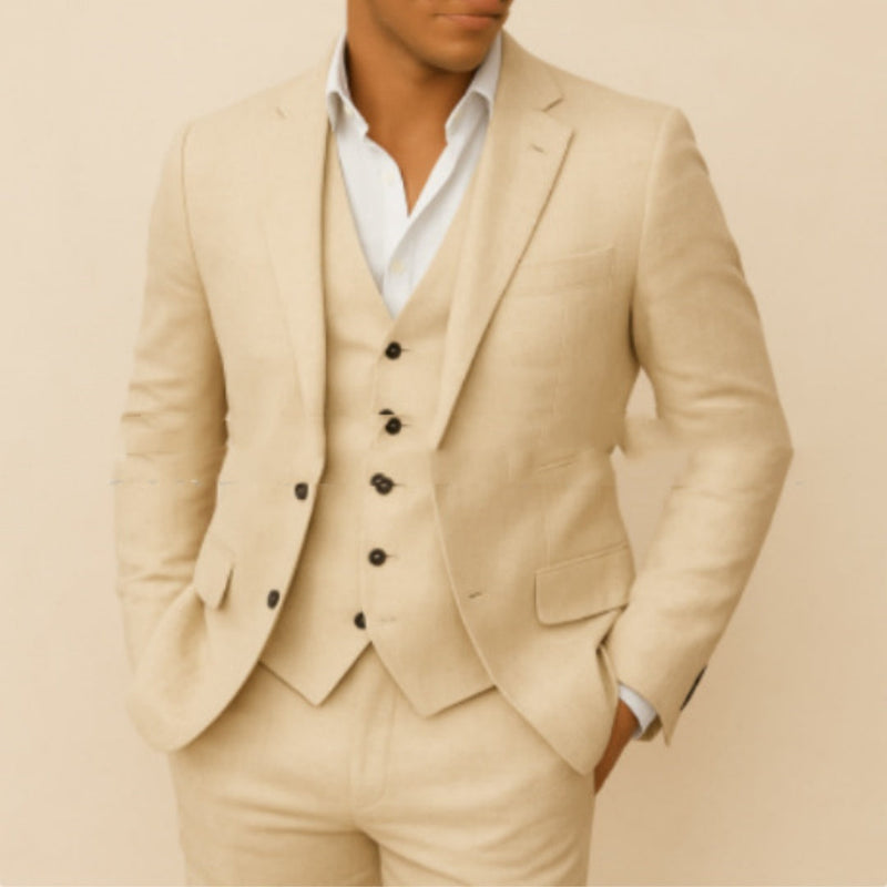 Men's Casual Business Three-piece Suit