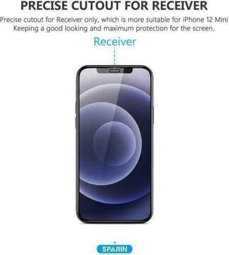 Screen Protector for iPhone 12 Mini 5.4 Inch Ultra Clear Scratch Resistant 2 Pk