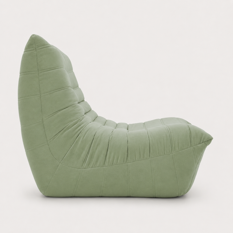 Green Togo Inspired Floor Lounge Chair