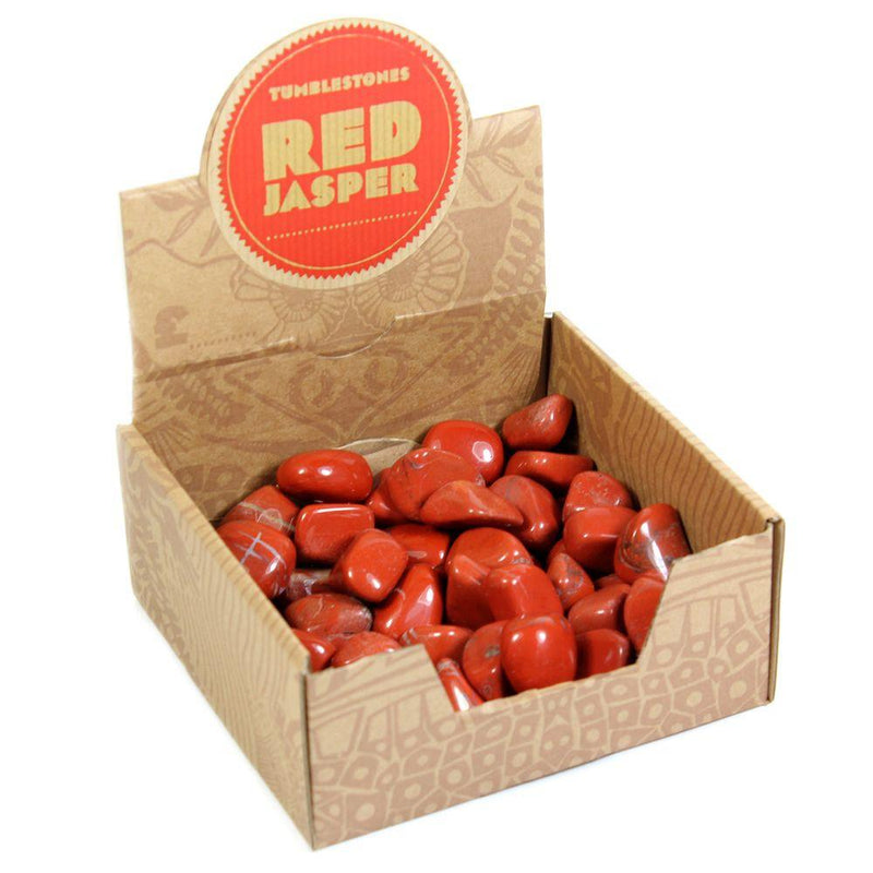 Red Jasper Tumbled Collectible Semi-Precious Gemstone