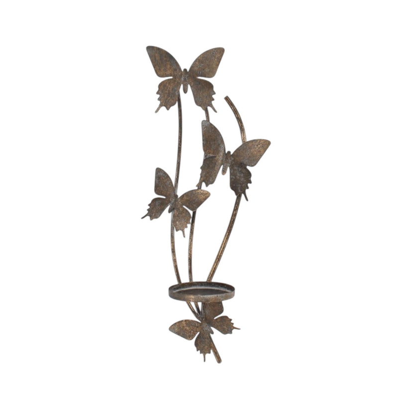 50CM METAL CANDLE HOLDER BUTTERFLY