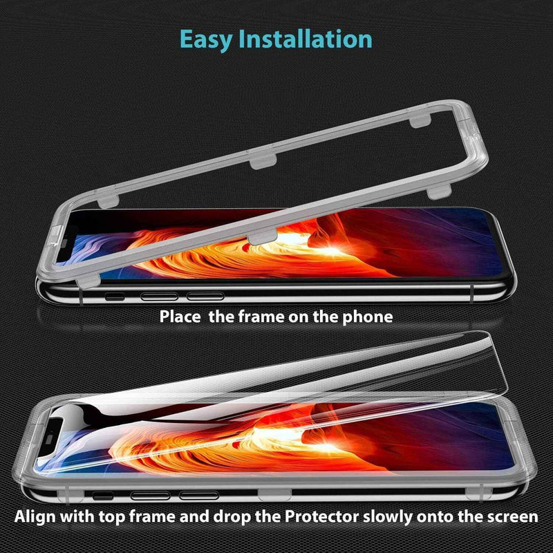 Syncwire Screen Protector For iPhone 11 Pro/X/XS 9H Hardness, Bubble Free 2-Pack