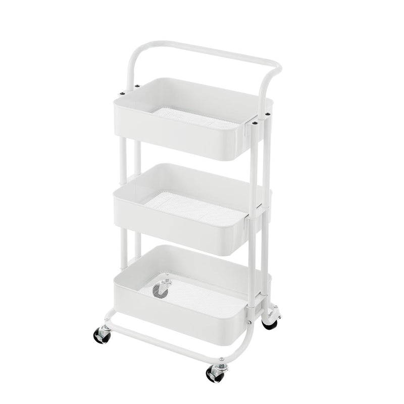 3 Tier Trolley White
