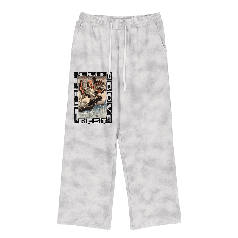 Dirty Washed Fleece Sweatpants