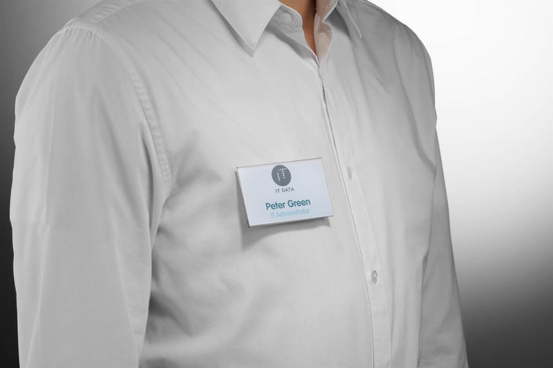 Durable Place Hold Magnet Name Tag Badge Holders | 25 Pack | 54 x 90mm