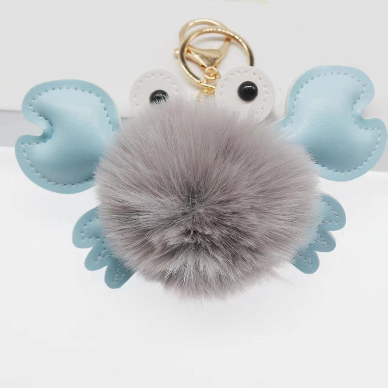 Cartoon Cute Crab Keychain Pendant