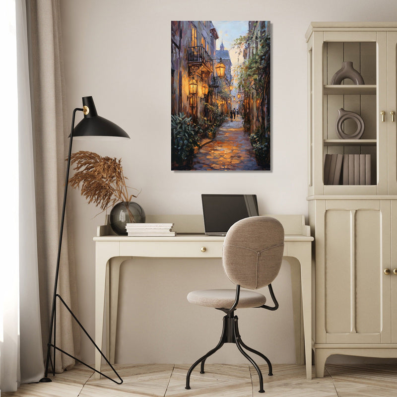 Cobblestone Nostalgia Canvas