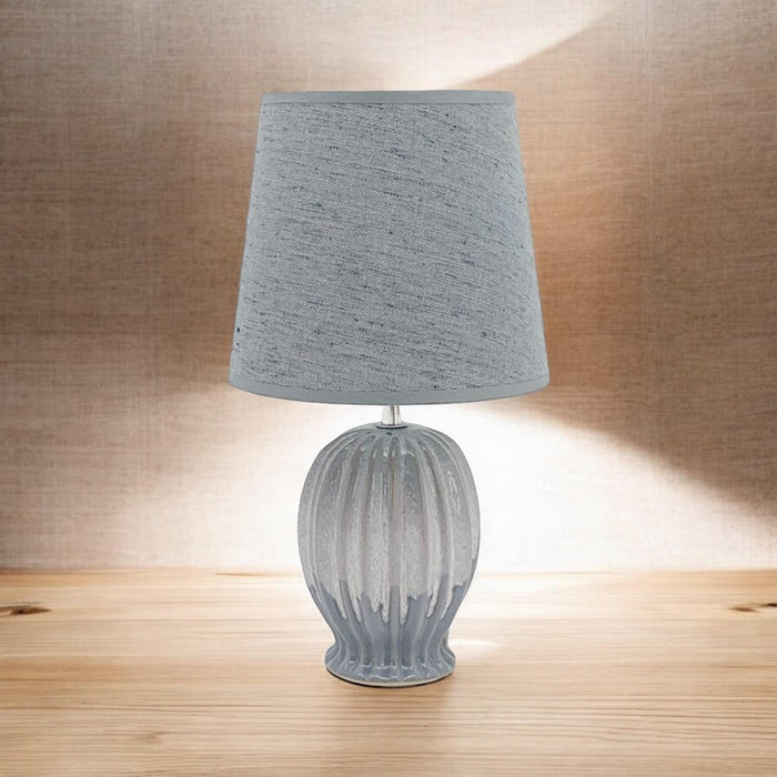 35CM HAND FINISHED LAMP AND SHADE