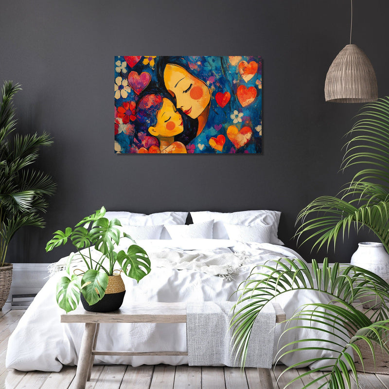 Maternal Embrace Canvas