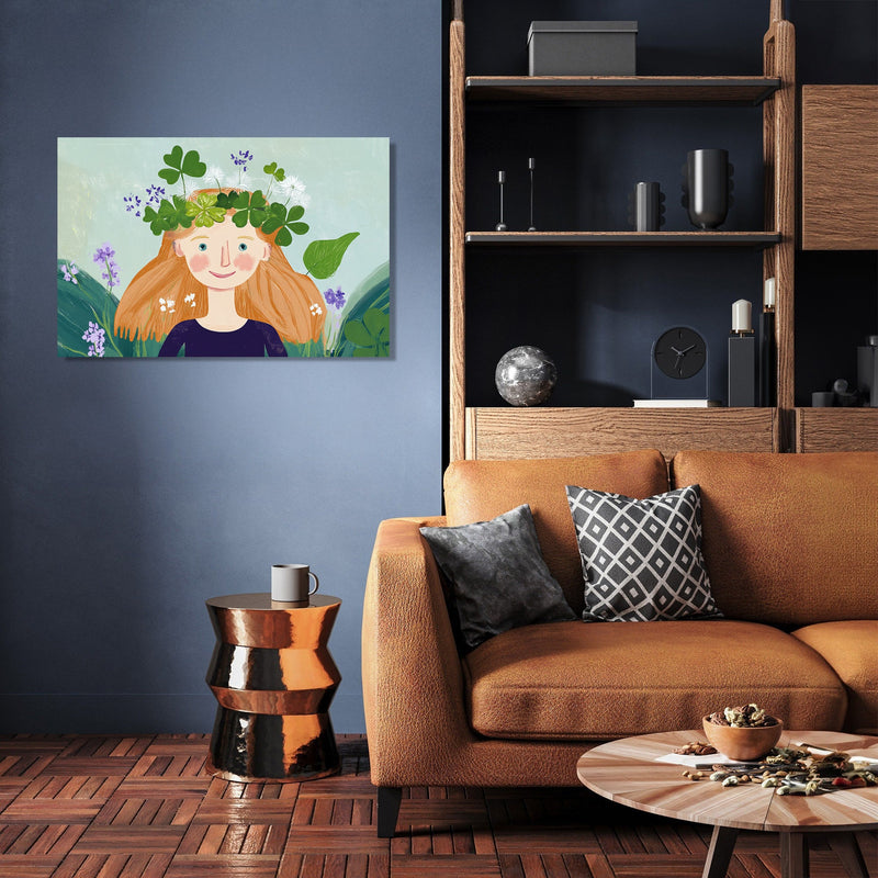 Clover Joy Illustration Canvas