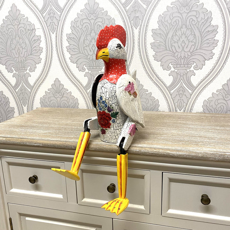 30CM ANTIQUED CRACKLE CHICKEN