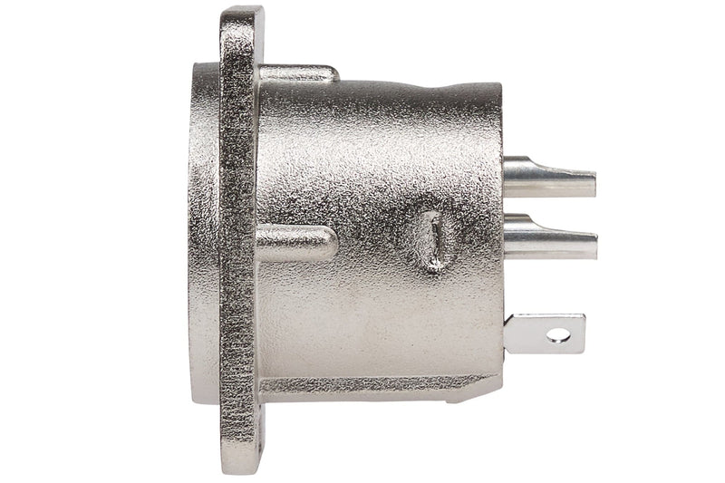 Maplin 3 Pole Nickel XLR Chassis Plug