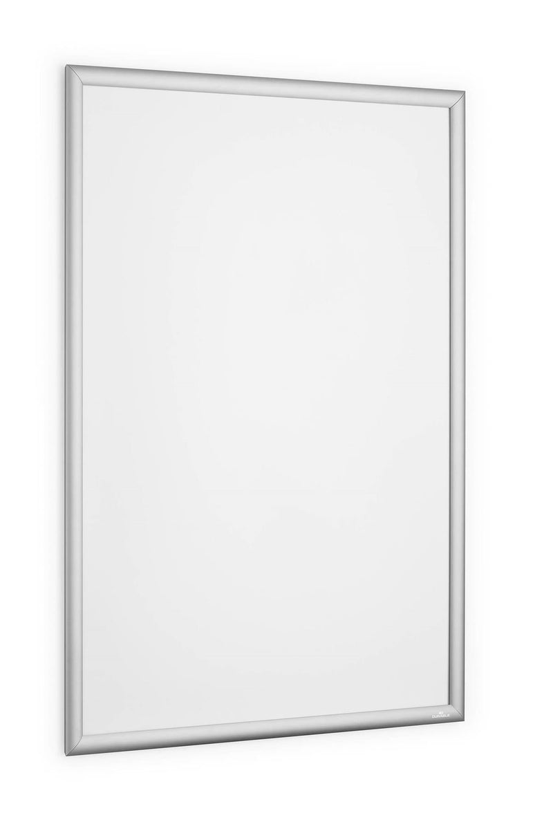 Durable Outdoor Snap Frame Weatherproof Poster Holder Notice Board | A1 Silver