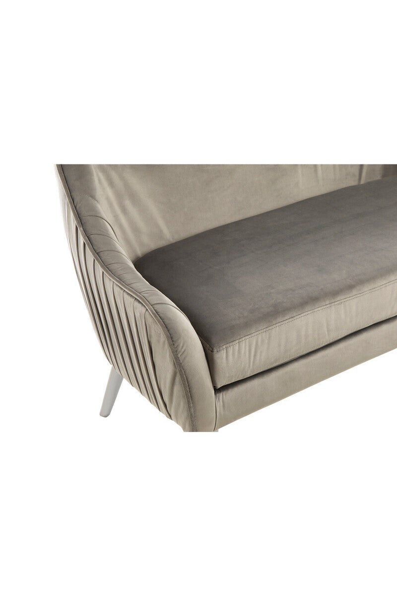 Grey Velvet Sofa | Louxor