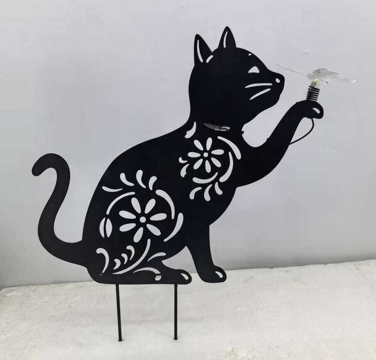 Cat Design Solar Stake light