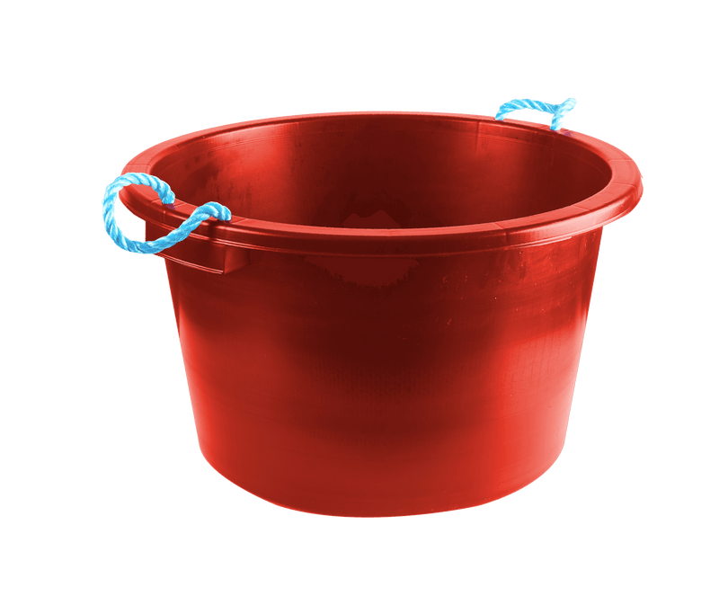 Earlswood Rope Handle Tub Red 40L