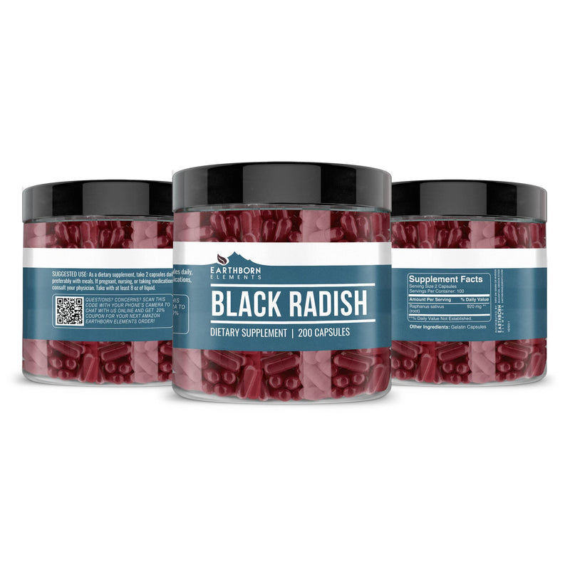 Earthborn Elements Black Radish Extract – Pure & Undiluted, No Additives