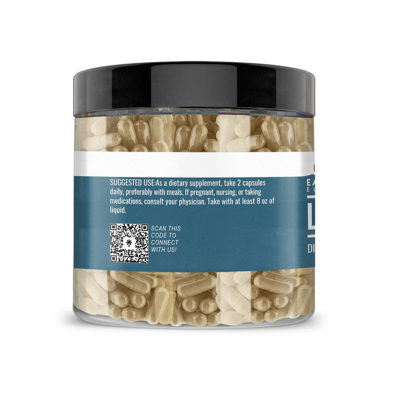 Earthborn Elements Lion’s Mane 200 Capsules – Pure & Undiluted, No Additives