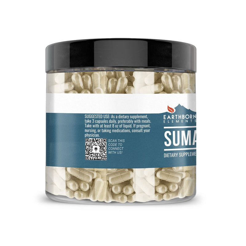 Earthborn Elements Suma Root Capsules – 200 Count, Pure & Undiluted