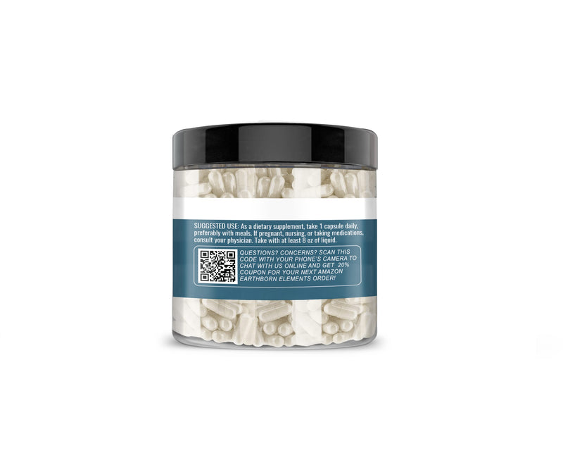 Earthborn Elements Vitamin C 200 Capsules - Pure & Undiluted