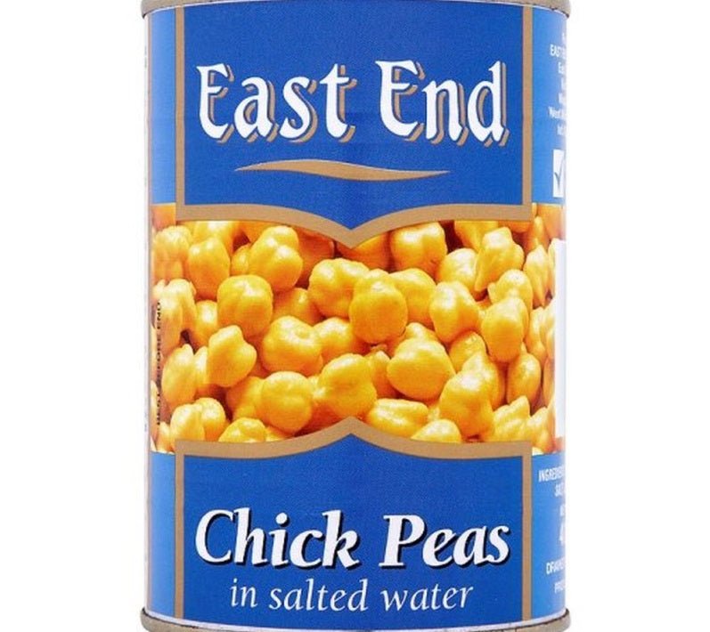 East End / White Pearl Boiled Chick Peas in Salted Water 400g (Case of 12)