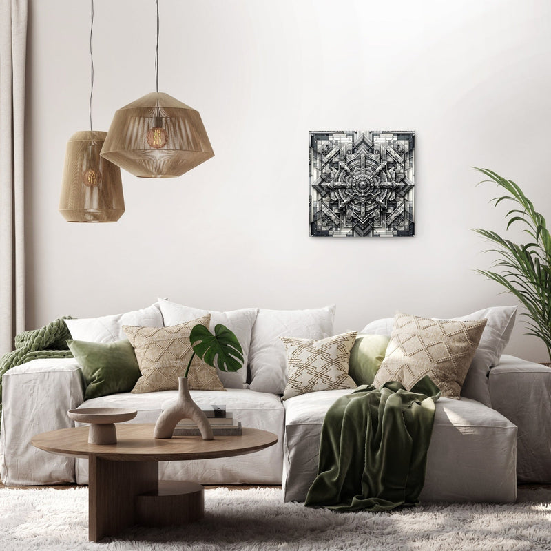 Silvershade Mirror Mosaic Canvas