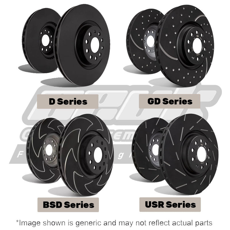 EBC Front Brake Disc Upgrade (Multiple Options) - Volkswagen Golf MK5 1.4T