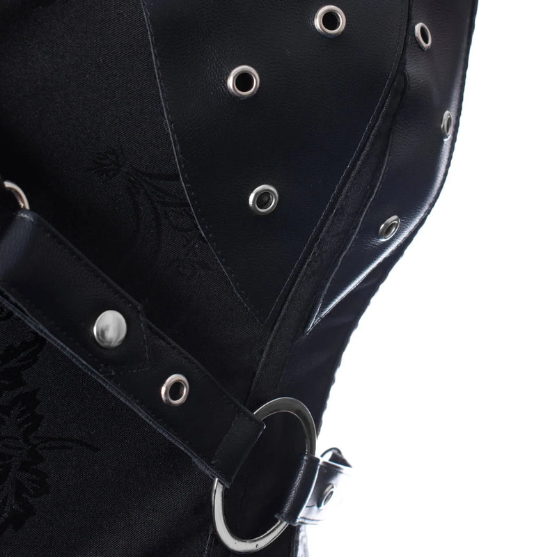 Vixxsin Ebony 2 Piece Corset