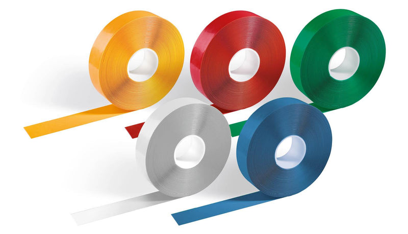 Durable DURALINE Slip-Resistant Floor Marking Tape | 50mm x 30m | Red