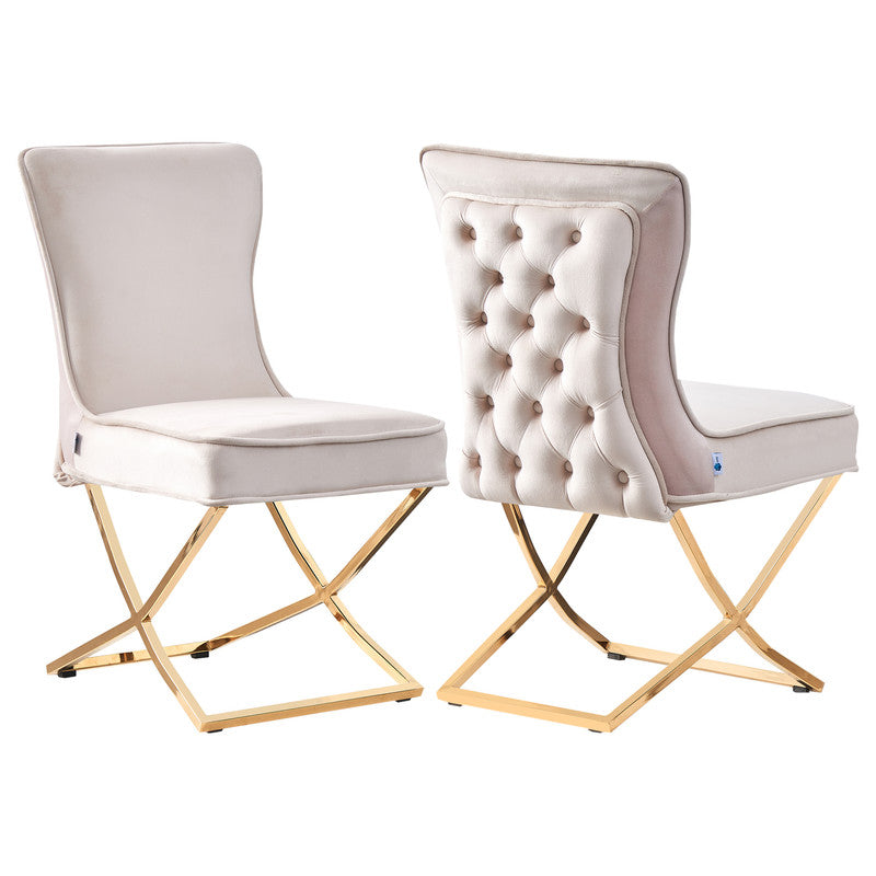 Trafalgar Velvet Dining Chair