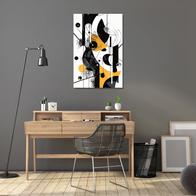 Monochrome Whimsy Canvas