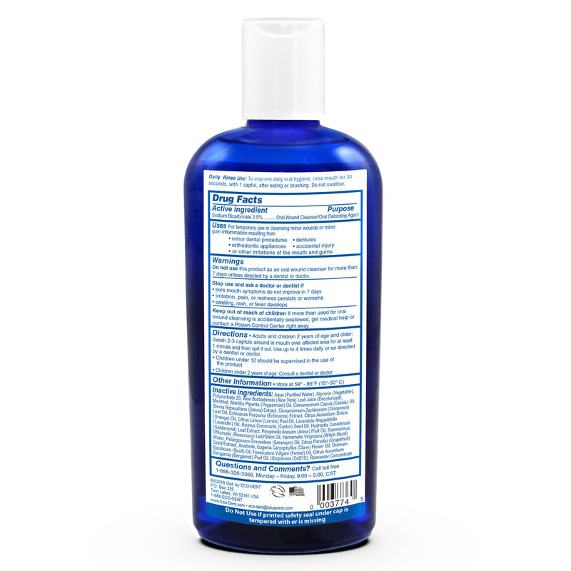 Eco-Dent Alcohol-Free Mouthwash | Cinnamon & Mint | Essential MouthCare