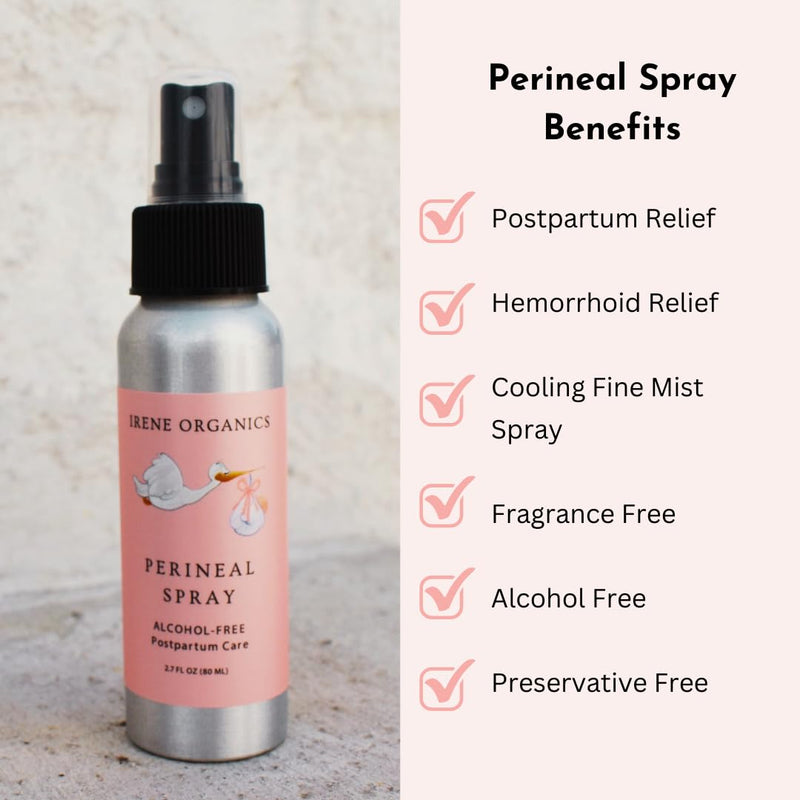 Organic Perineal Massage Oil Spray – Irene Organics (Pregnancy & Postpartum)