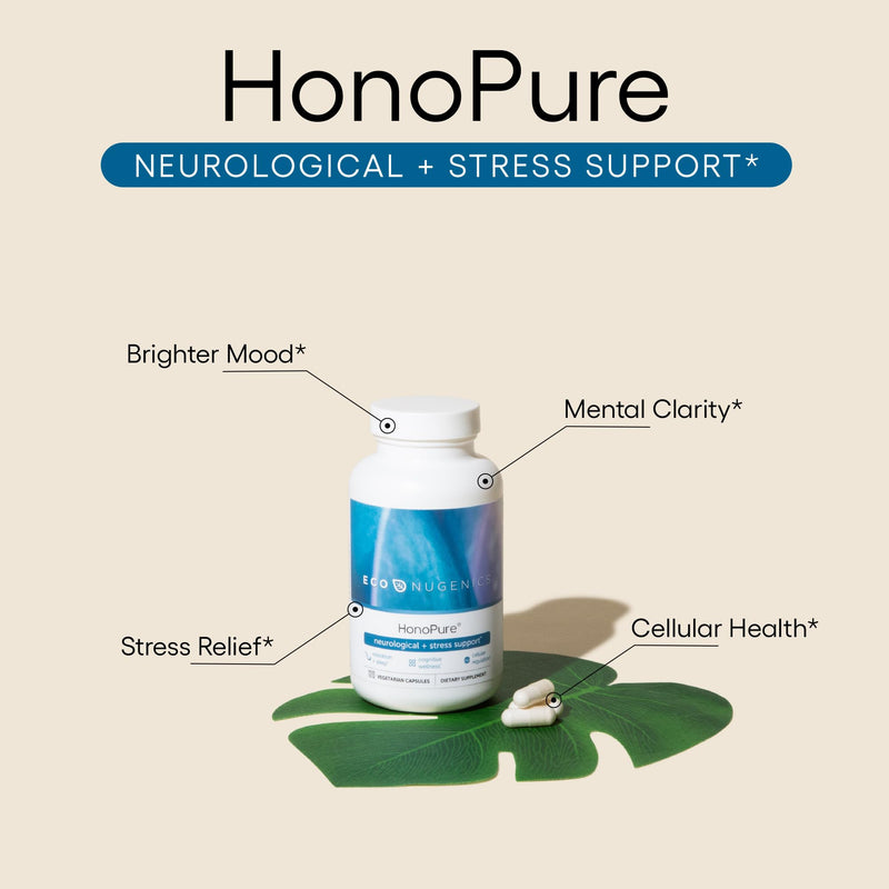 EcoNugenics HonoPure – 120 Capsules | 98% Pure Honokiol for Cellular & Cognitive Support