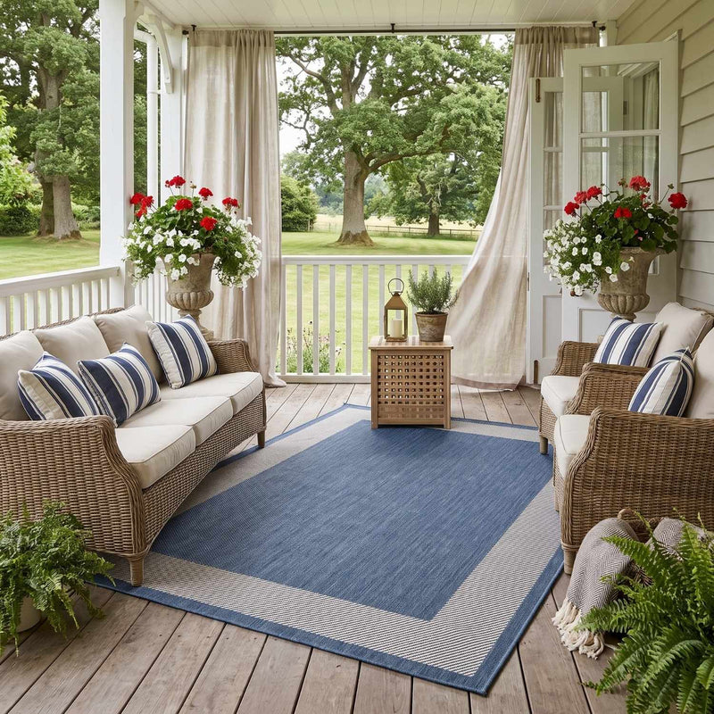 Ecology Outdoor Rug Blue | 200blu